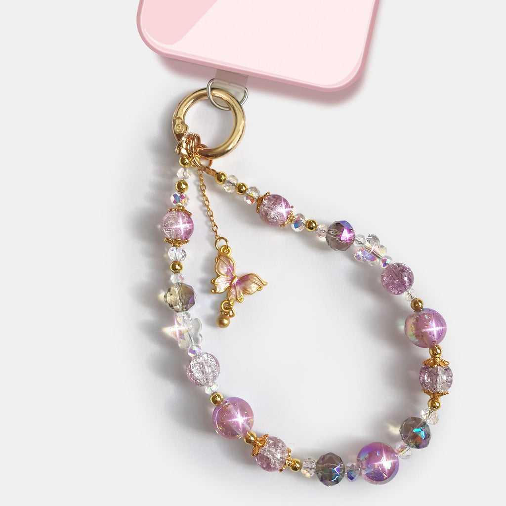 Flutter & Sparkle Phone Charm