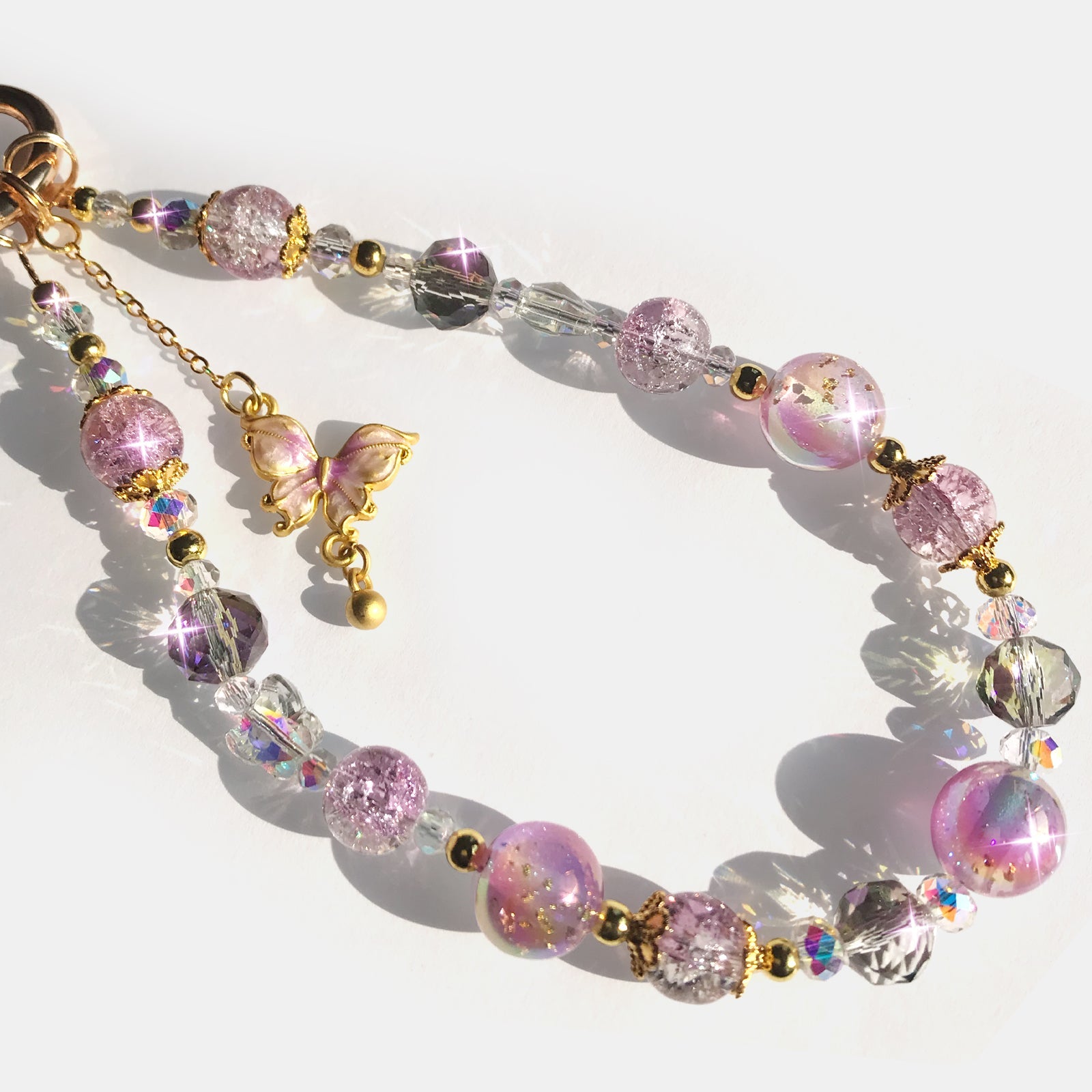 Flutter & Sparkle Phone Charm