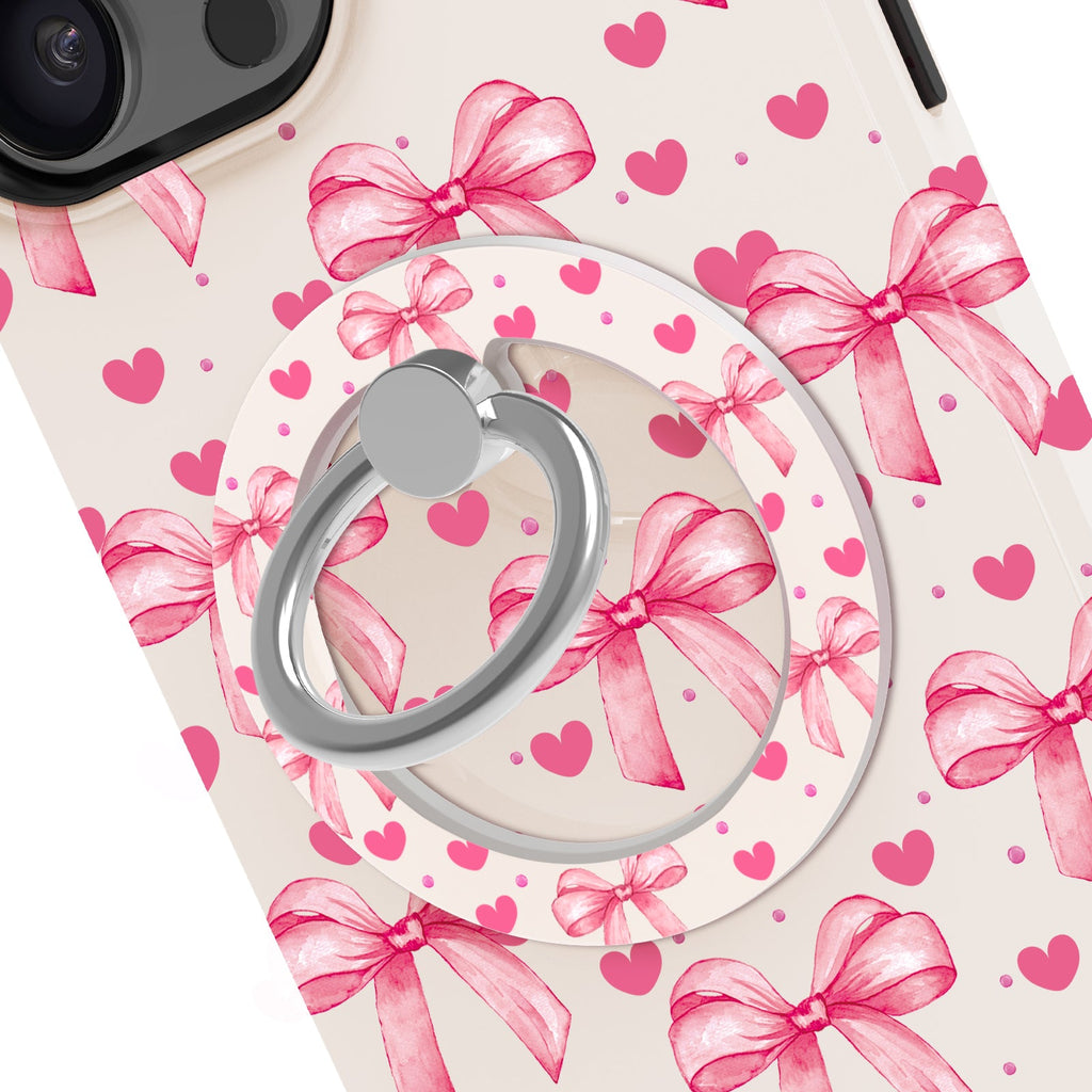 Bow Crush Magnetic Phone Ring Holder