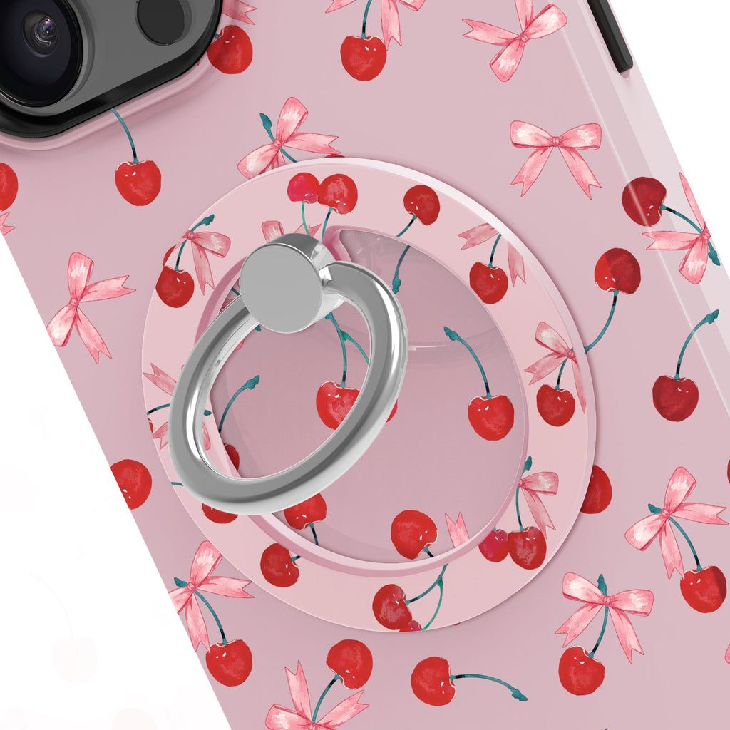 Ms. Cherry Magnetic Phone Ring Holder
