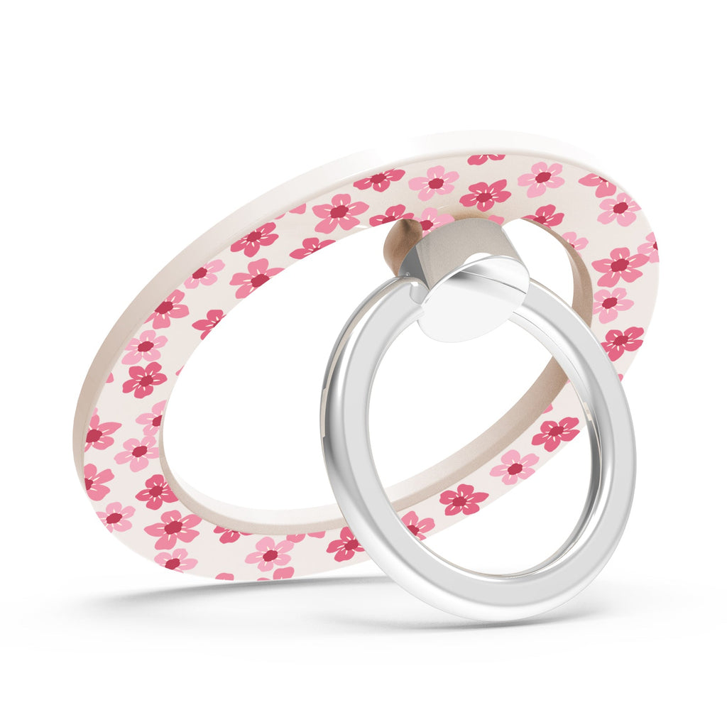 Beige Whispers Magnetic Phone Ring Holder