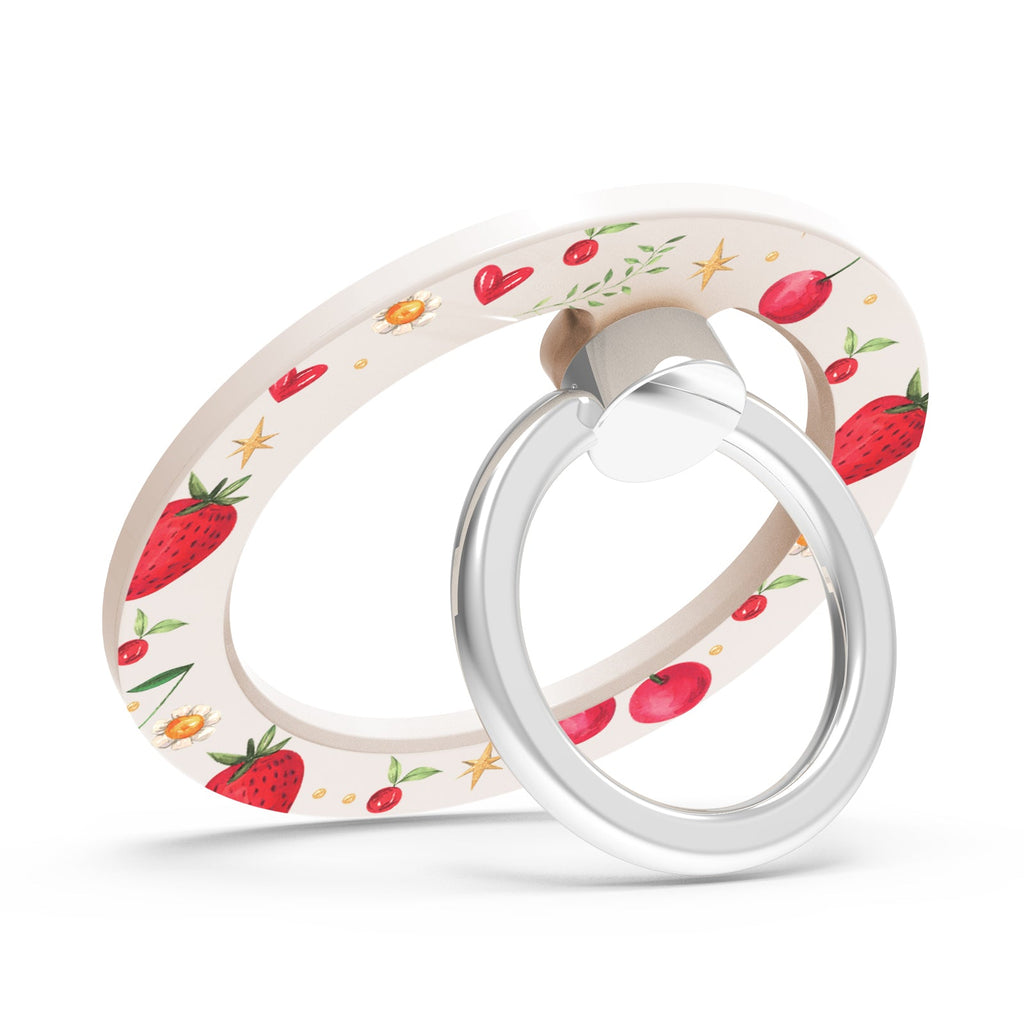 Cherry Berry Magnetic Phone Ring Holder