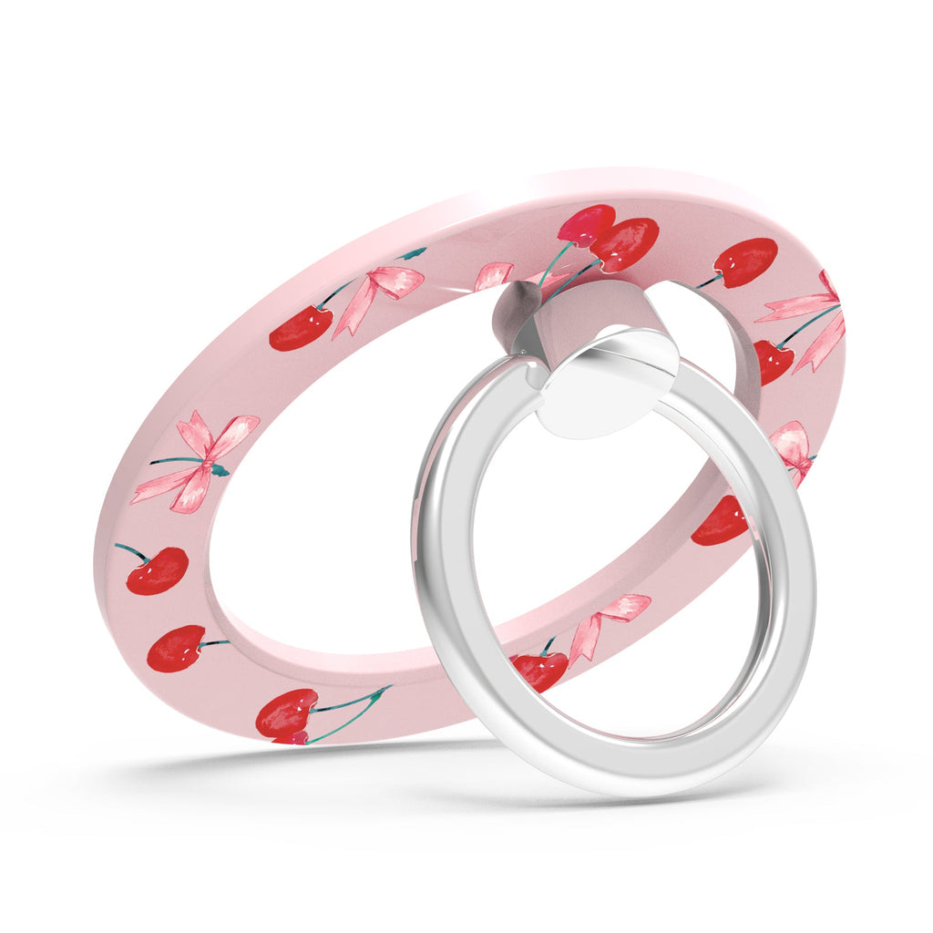 Ms. Cherry Magnetic Phone Ring Holder