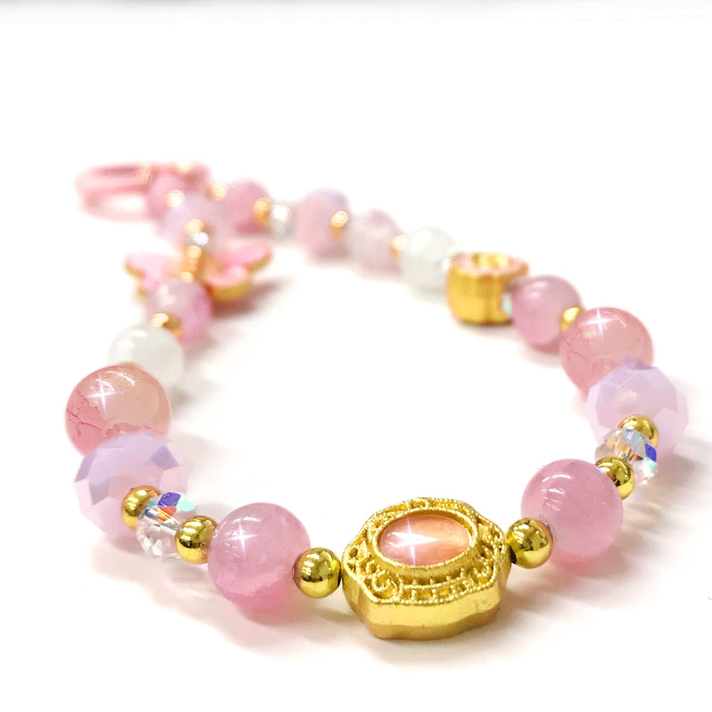 Gemstone Blossom Phone Charm