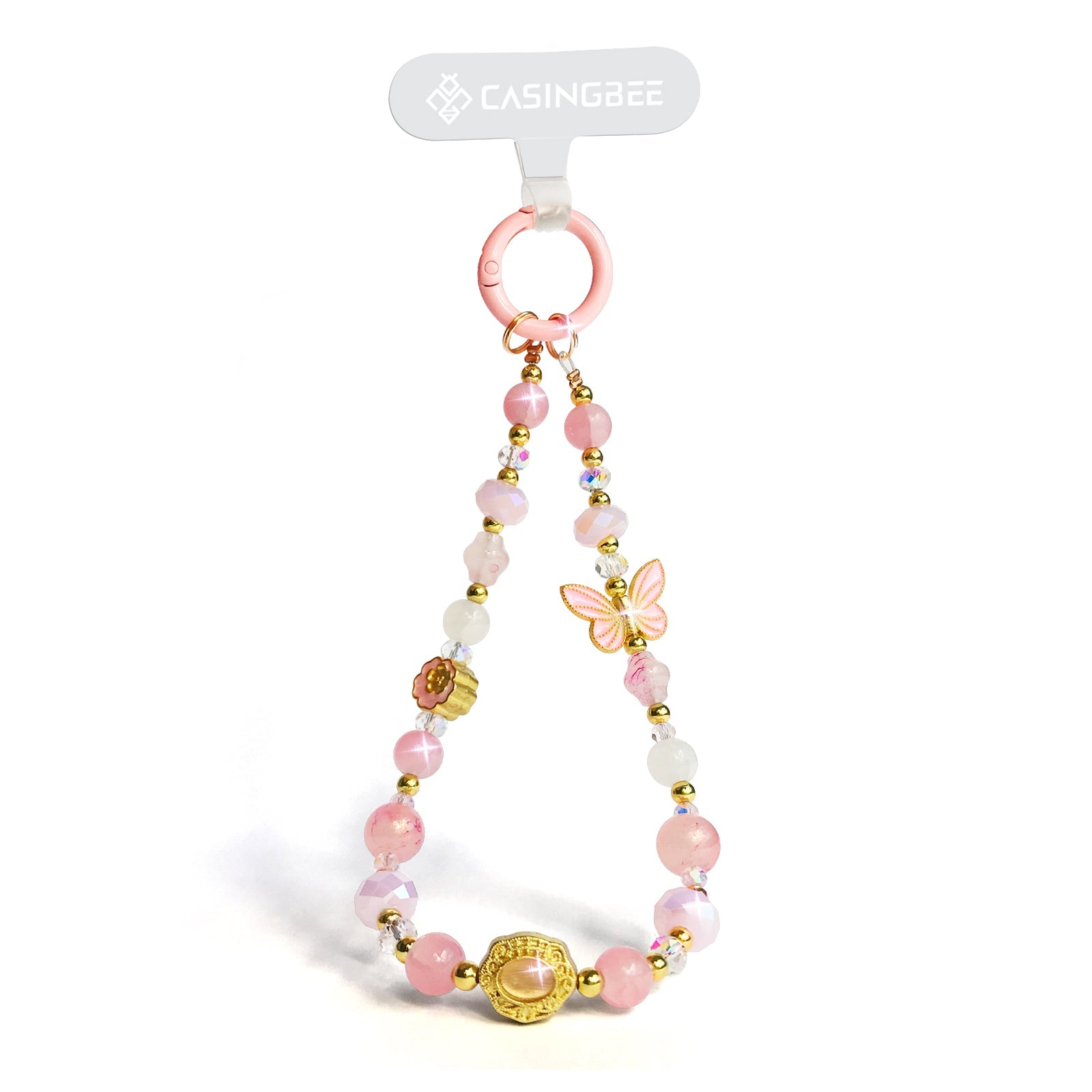 Gemstone Blossom Phone Charm
