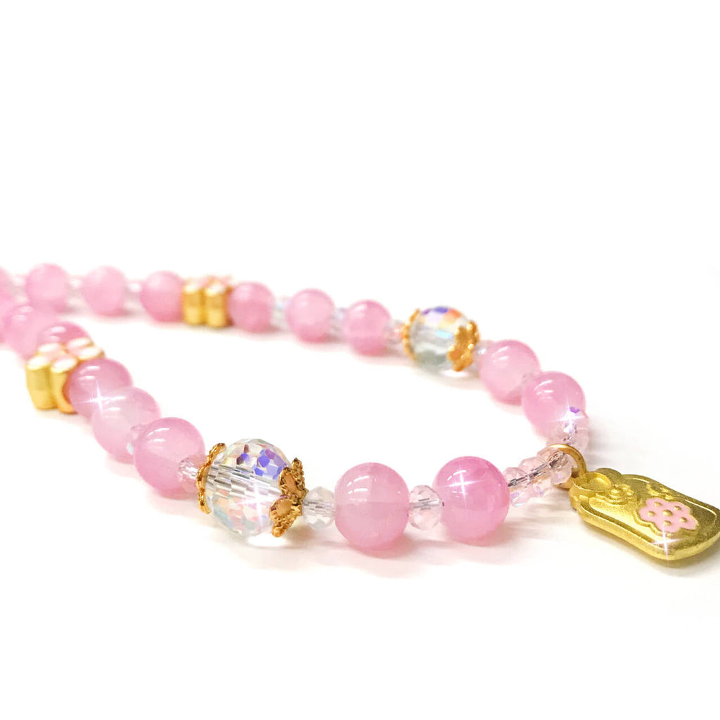 Sakura Floral Emblem Phone Charm