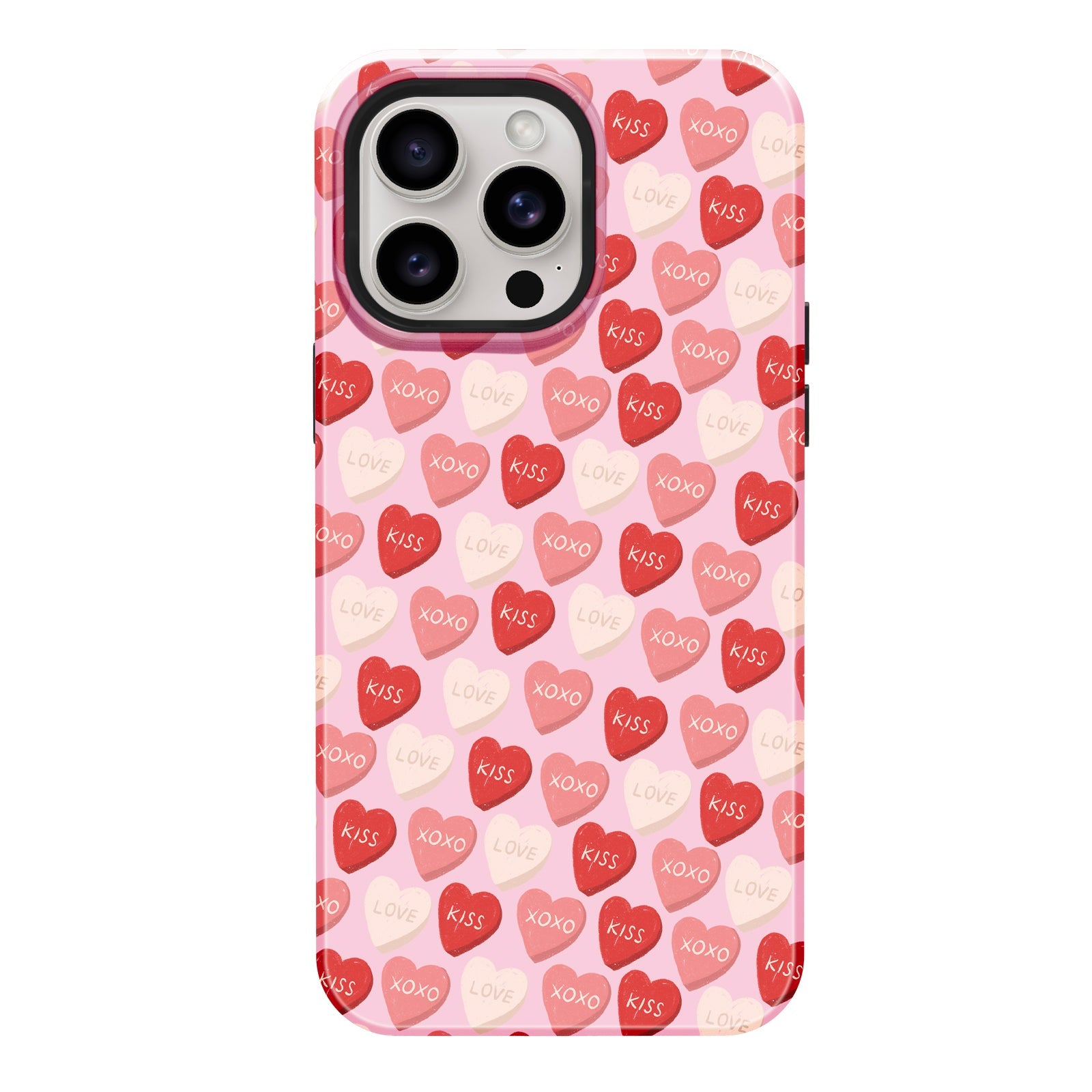 Blush Hearts iPhone Case