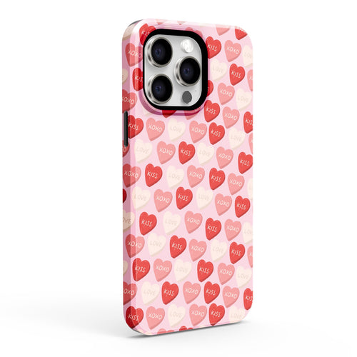Blush Hearts iPhone Case