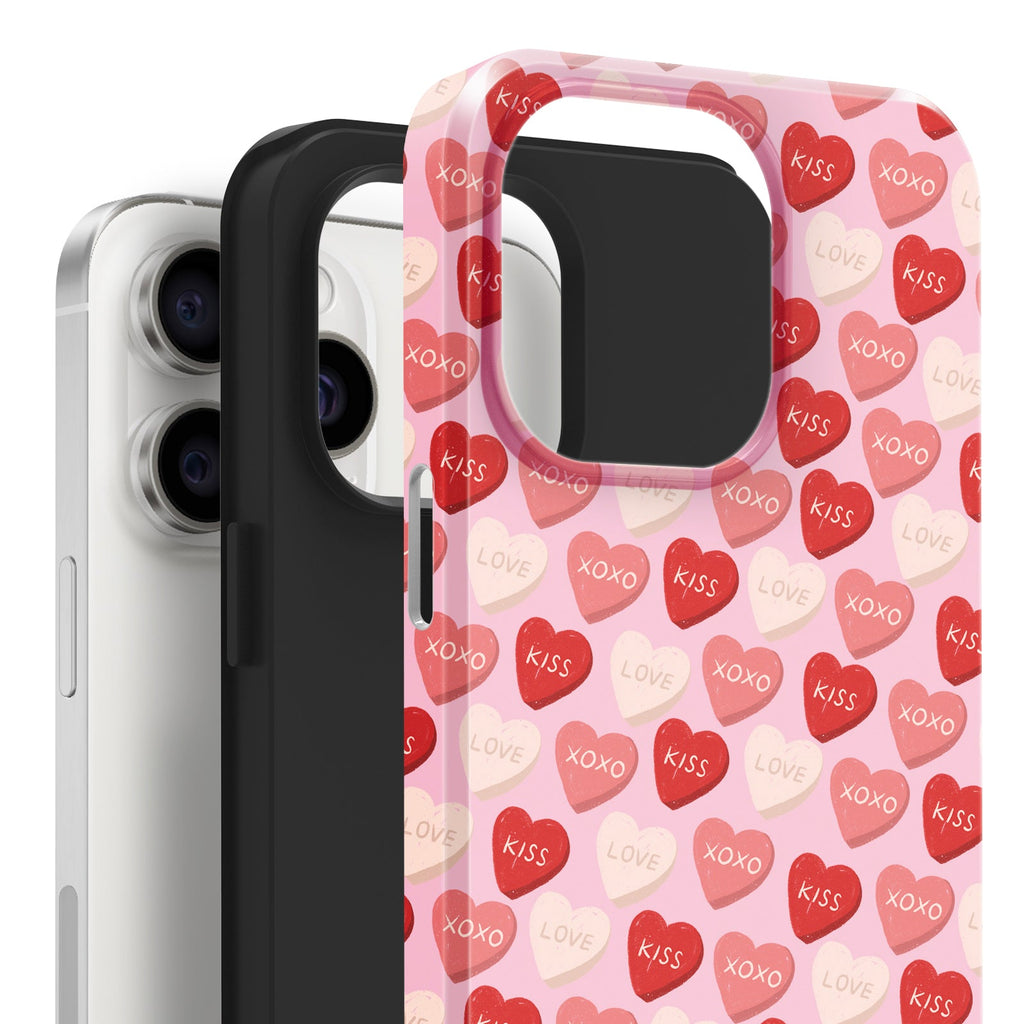 Blush Hearts iPhone Case