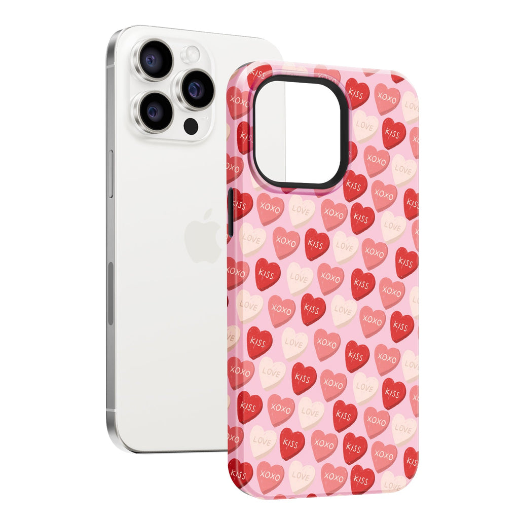 Blush Hearts iPhone Case