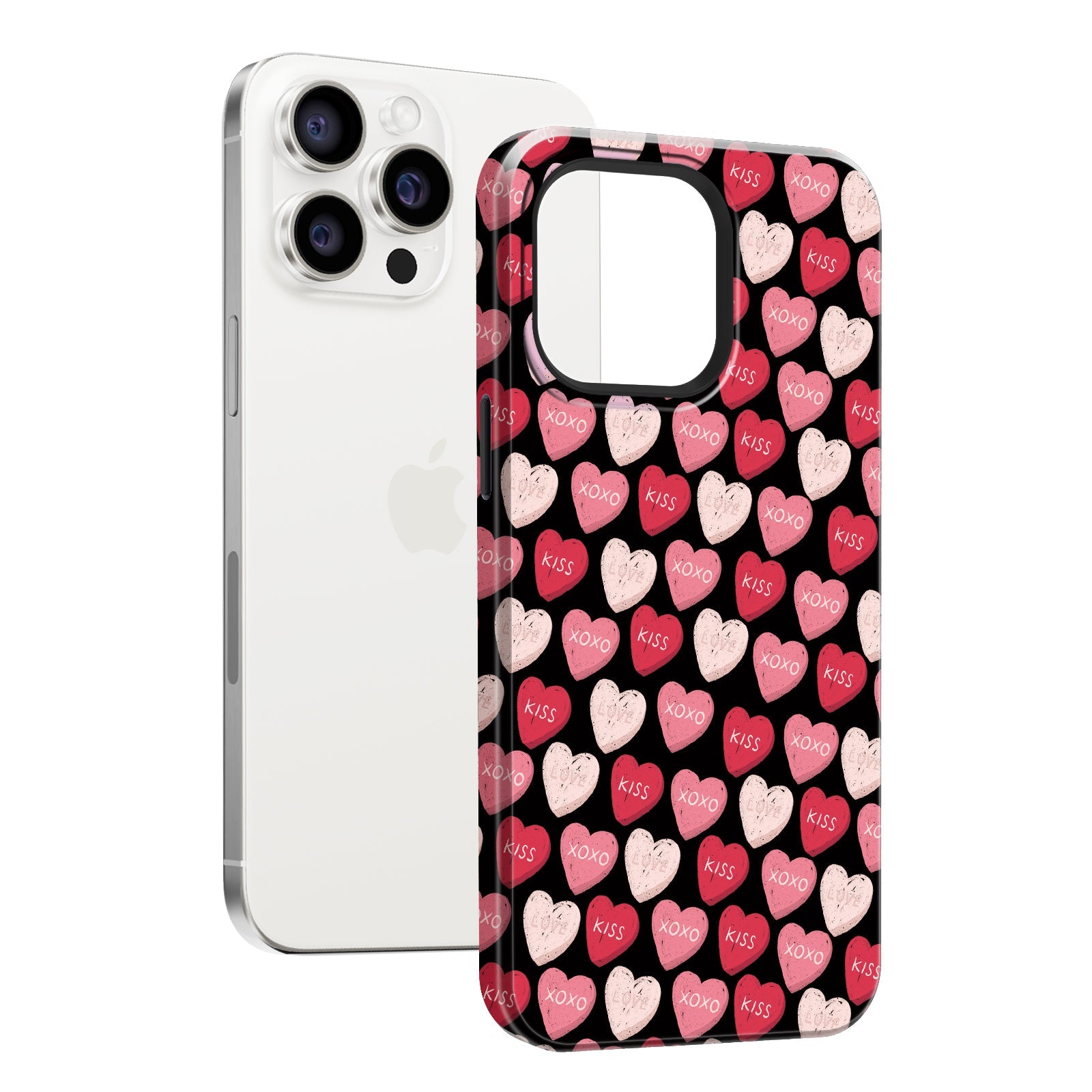 Blush Hearts iPhone Case