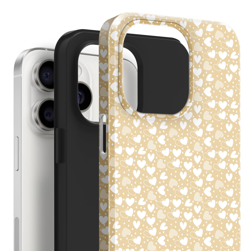 Vanilla Hearts iPhone Case