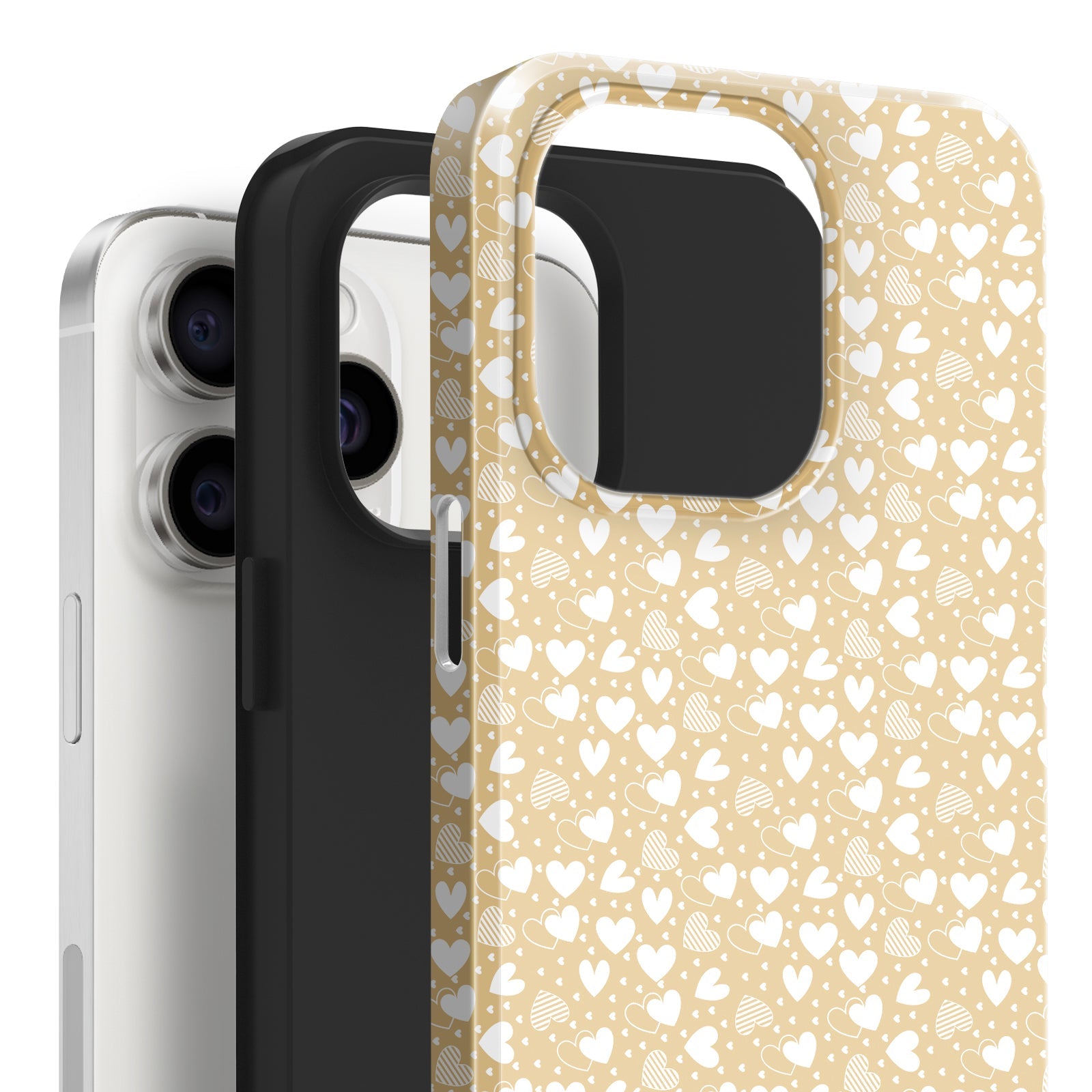 Vanilla Hearts iPhone Case