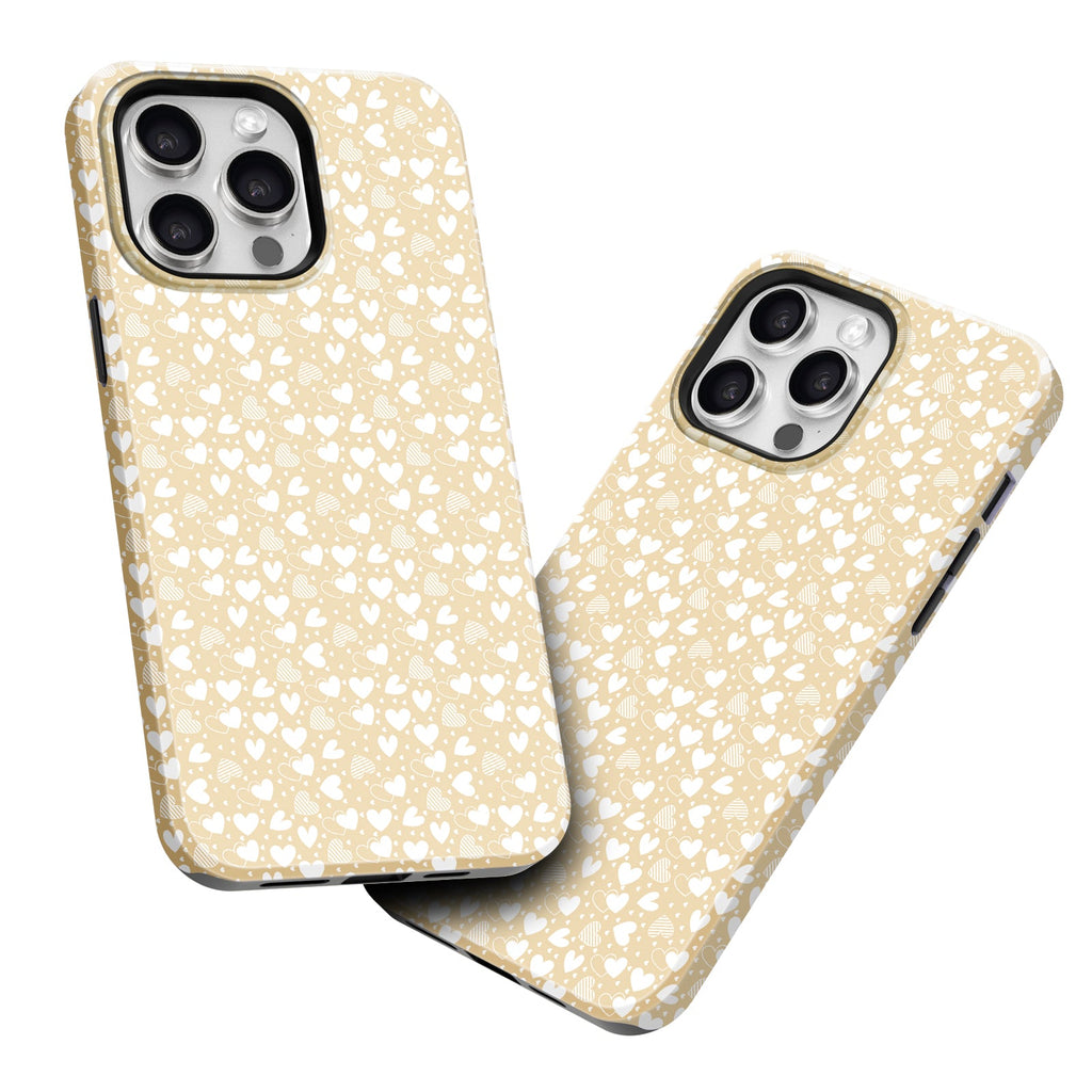 Vanilla Hearts iPhone Case