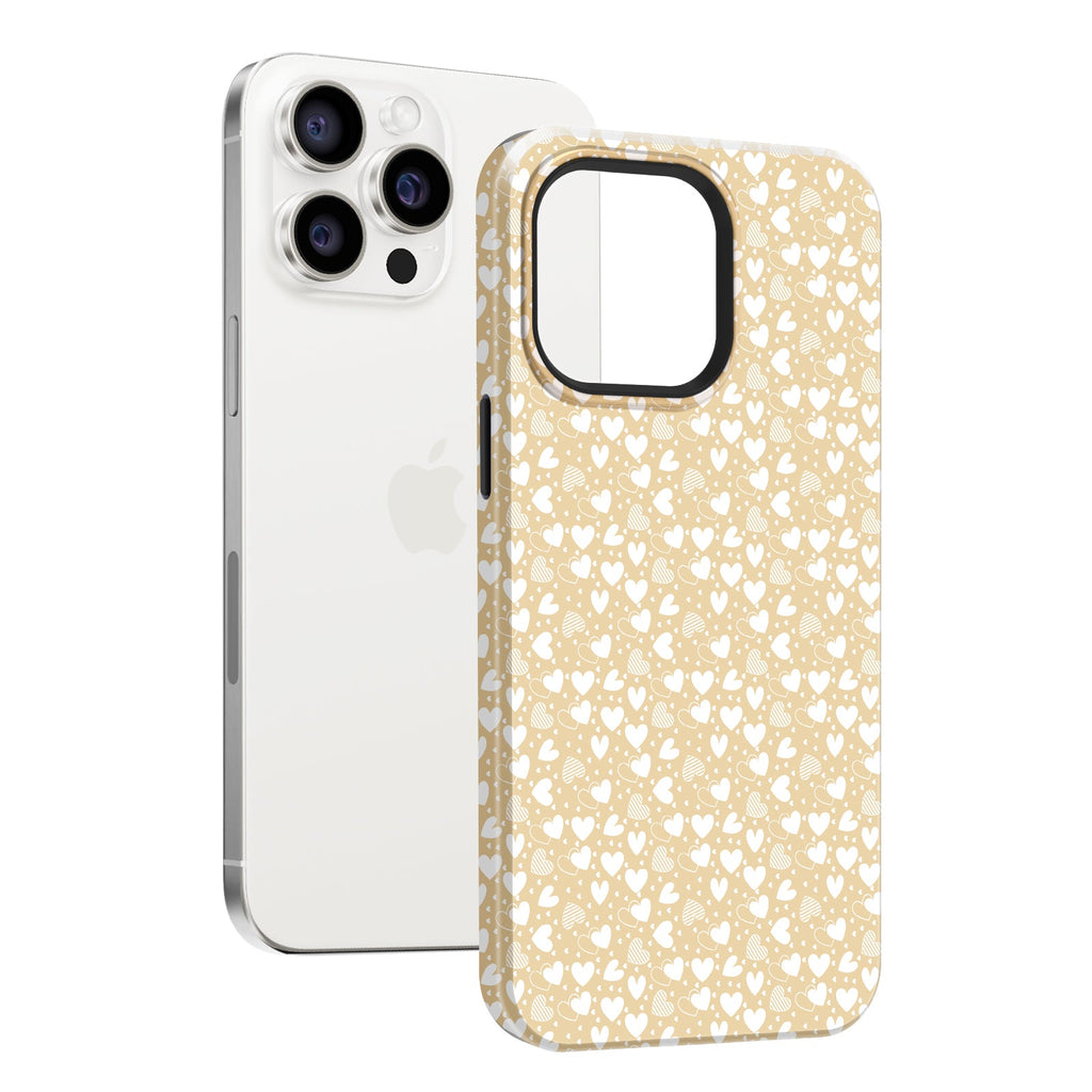 Vanilla Hearts iPhone Case